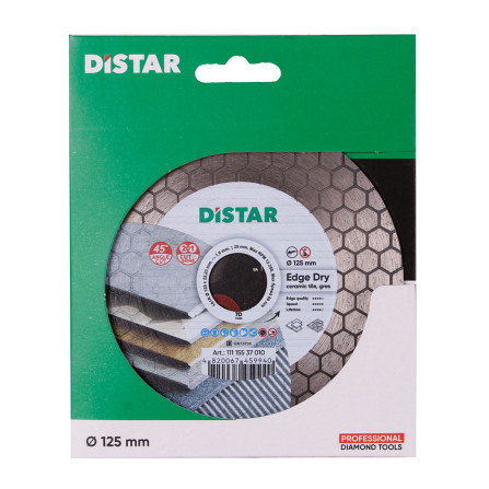 125MM DISTAR EDGE DRY DEIMANTINIS DISKAS PLYTELĖMS