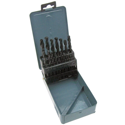 Metal drill bits: 1,0-10,0 mm, 19 pcs