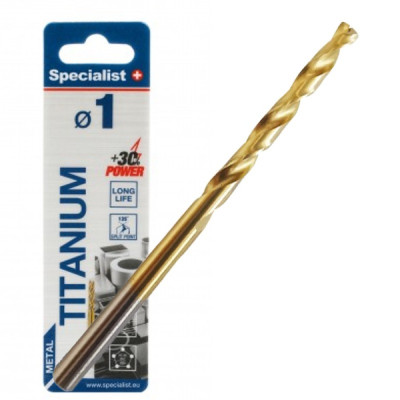 Specialist+ Titan drill bit 1.0mm 2pcs