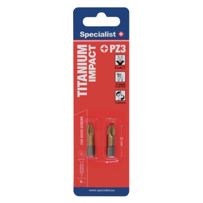 Specialist+ nozzle TITANIUM PZ3 25 mm. 2 pcs.