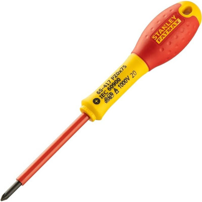 Stanley Fatmax Insulated Screwdriver VDE PZ0x75 mm, 1000V