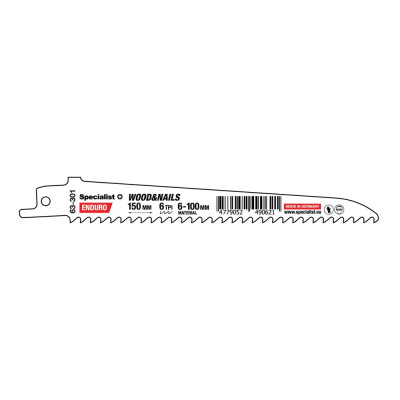 Bi-Metal Reciprocating Saw Blade for metal „Specialist+" 150 mm 6TPI