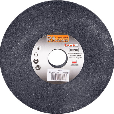 CERAMIC GRINDING WHEEL 200 x 20 x 32 BLACK 98C60K