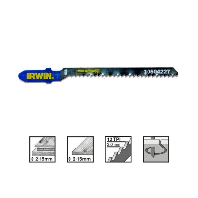 IRWIN Jig saw blades, 5PK T119BO