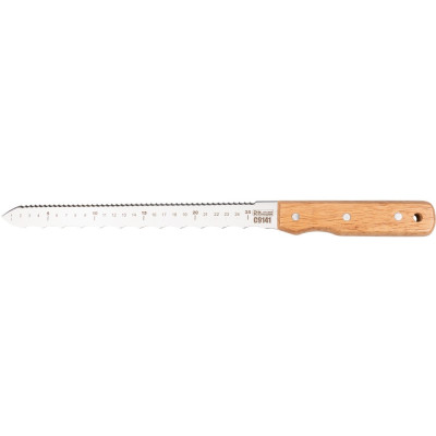 KNIFE FOR MINERAL WOOL AND POLYSTYREN 420MM WOODEN HANDLE