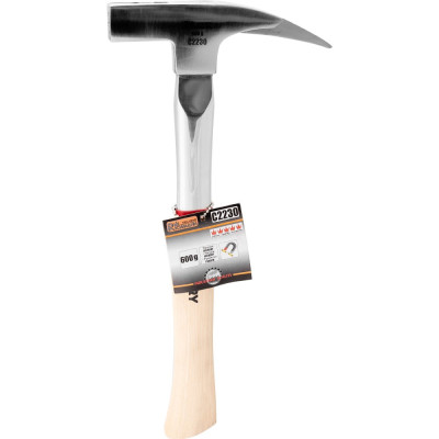 ROOFING HAMMER WOODEN/STEEL HANDLE 600G