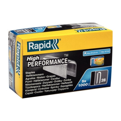 Staples Rapid 28/10, 5000 pcs., while