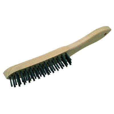 Wire brush, 6-row