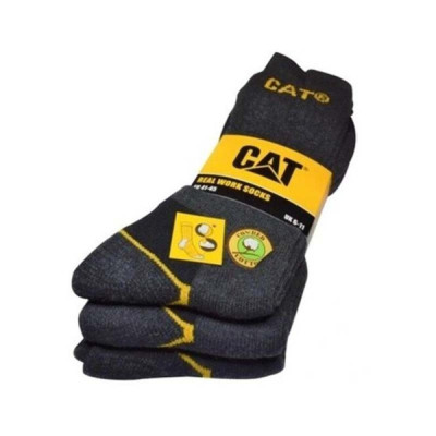 Men´s socks CAT grey 41/45 3 pr