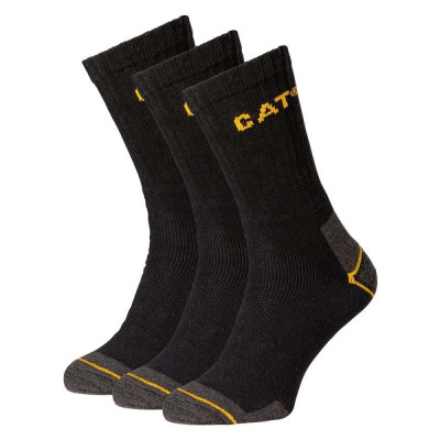 Men´s socks CAT black 41/45 3 pr