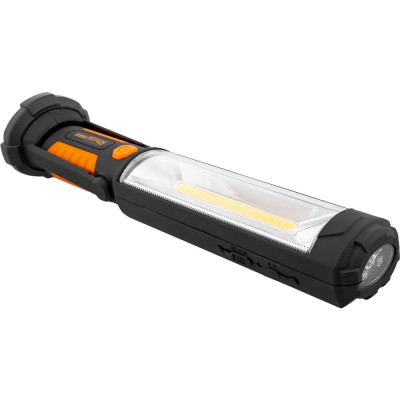 FLASHLIGHT LONG 5W + 5 LED MAGNETIC TILT