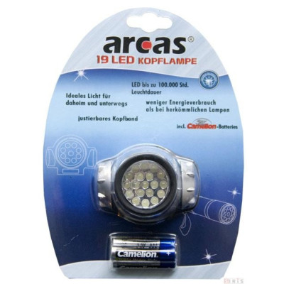 Head flashlight 19LED