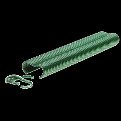 Galv Fence Hog Rings, 1100 pcs., green