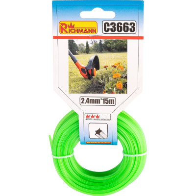 Line for mowers, 2,4 mm