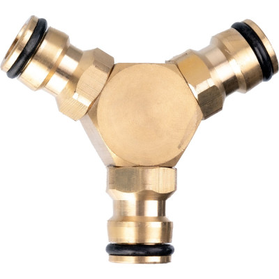 Brass 3-way connector