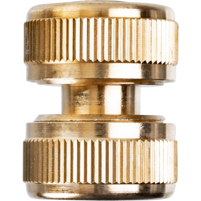 Brass 1/2'' hose coupler.