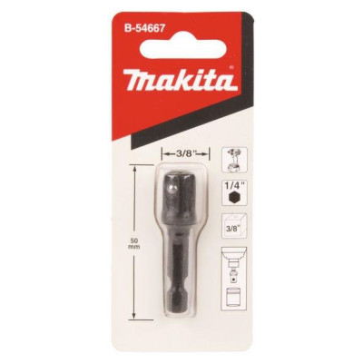 Atsuktuvo adapteris Makita B-54667, 1/4" - 3/8"