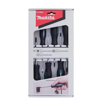 Atsuktuvų komplektas Makita 6 vnt E-13524