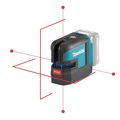 Nivelyras Makita SK106DZ 12V, raudonas