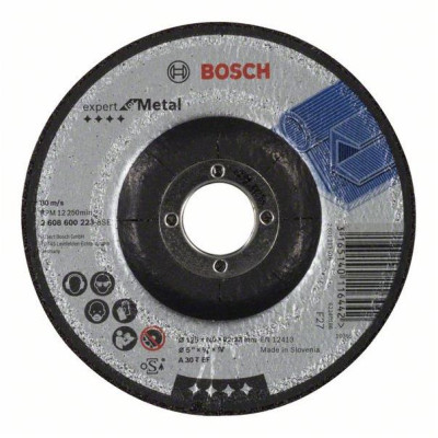 Šlifavimo diskas Bosch A30 T BF, 125x22.23 mm