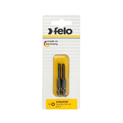 Atsuktuvų antgaliai Felo Torx 20, 50mm, 2 vnt