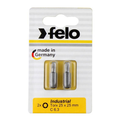 Atsuktuvų antgaliai Felo Torx 25, 25 mm, 2 vnt