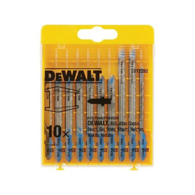 Pjūklelių metalui rinkinys Dewalt 10 vnt DT2292-QZ